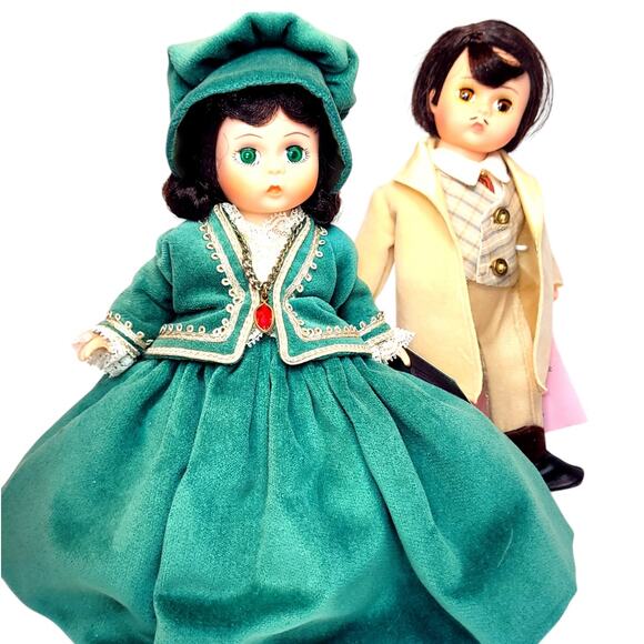 Madame Alexander's Scarlett Series 8" Rhett & Scarlett Dolls - Picture 1 of 16